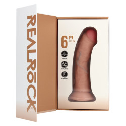 Ultra Realistic Skin by RealRock Gode vibrant Little Curved 15.5 x 3.7cm